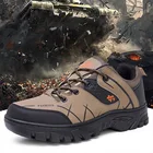 Новинка Осень-зима 2021, походная обувь для активного отдыха, мужские походные туфли, удобная повседневная рабочая обувь, мужские туфли с верхним верхом из волокна