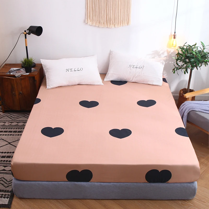 Постельное белье простота чистый узор печать Матовая Простыня по размеру