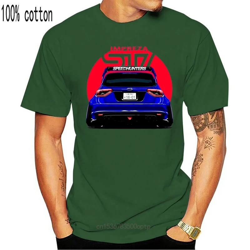 

Men t-shirt Speedhunters (BLACK) Impreza WRX STI Tshirt Women T Shirt