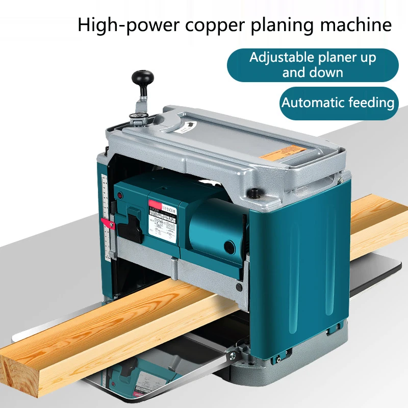 Woodworking Electric Planer Multifunctional Single-sided High-power Desktop Copper Flattening Household Tools CH | Инструменты