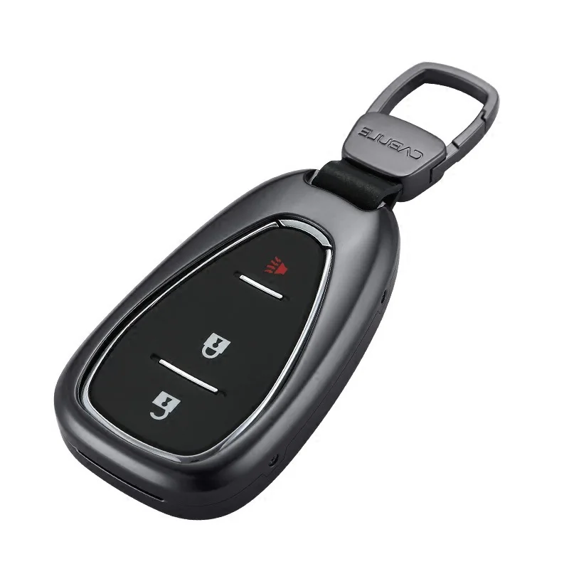 Алюминиевый сплав кожаный ключ дистанционного управления чехол оболочка