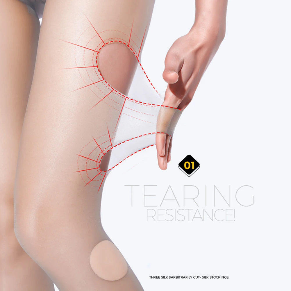 Тонкие прозрачные блестящие колготки с высокой талией пикантные женские