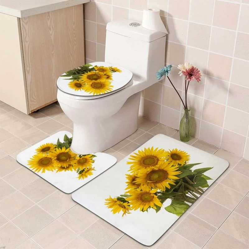 1/3/4 шт. водонепроницаемые шторы для ванной из полиэстера | Дом и сад