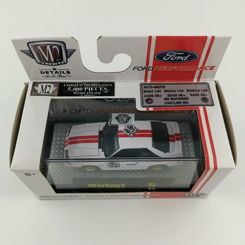 M2 машины 1:64 1988 Fords Musstang GT коллекция металлических литой модели автомобилей