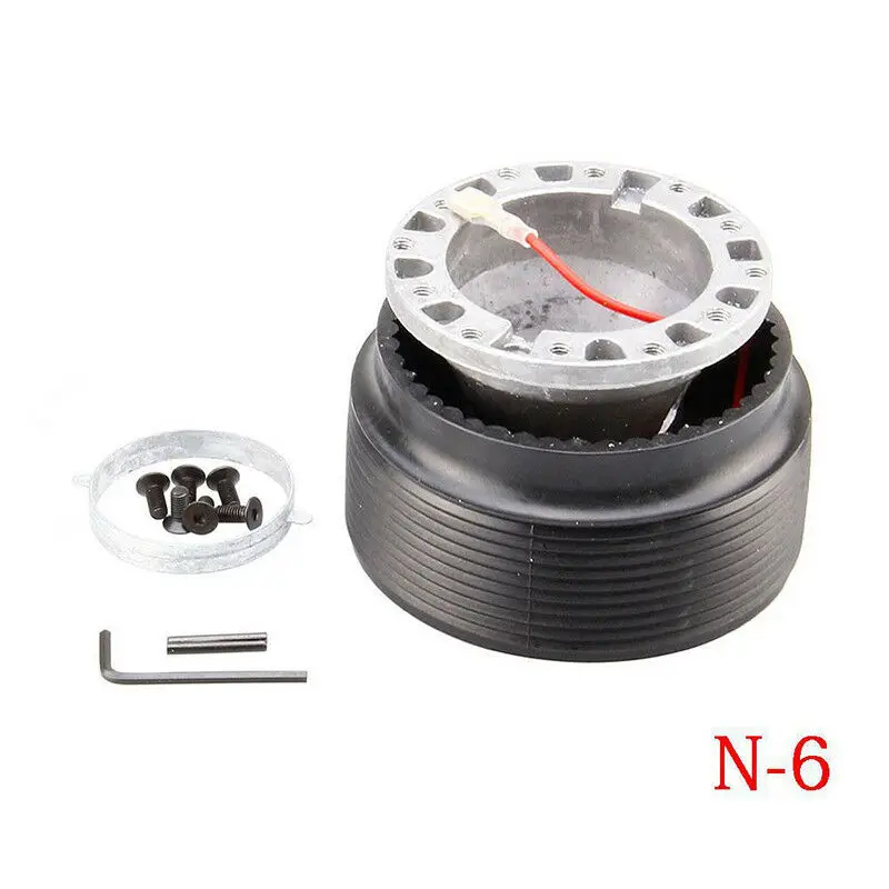 

6 Hole Aftermarket Steering Wheel Adapter Hub Adapter Boss Kit For Nissan Maxima Sunny Cefiro Pulsar 240SX 300ZX