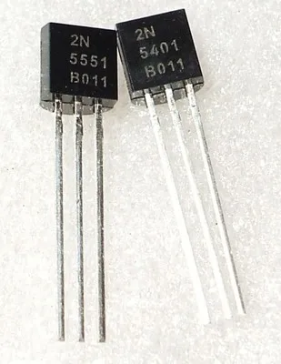 100 шт. 2N5551 2N5401 5551 5401 TO 92 (50 * + 50 2N5551) TO92 биполярного транзистора|Соединители| |