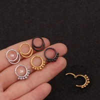 surgical steel captive bead ring ear hoop nose ring loop ear tragus cartilalge piercing body jewelry