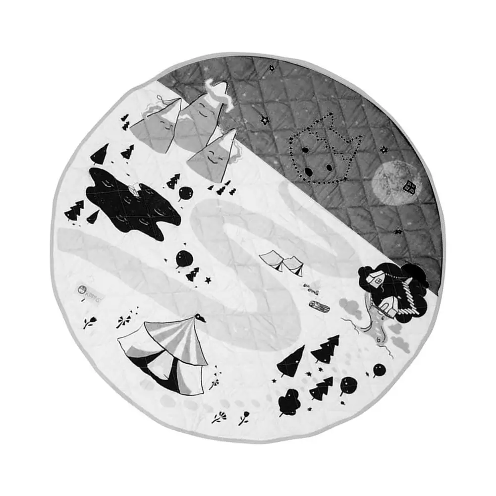 

Игровой коврик, детский игровой коврик, игрушки для детей, коврик в скандинавском стиле, Детский развивающий коврик для снежного леса, мягки...