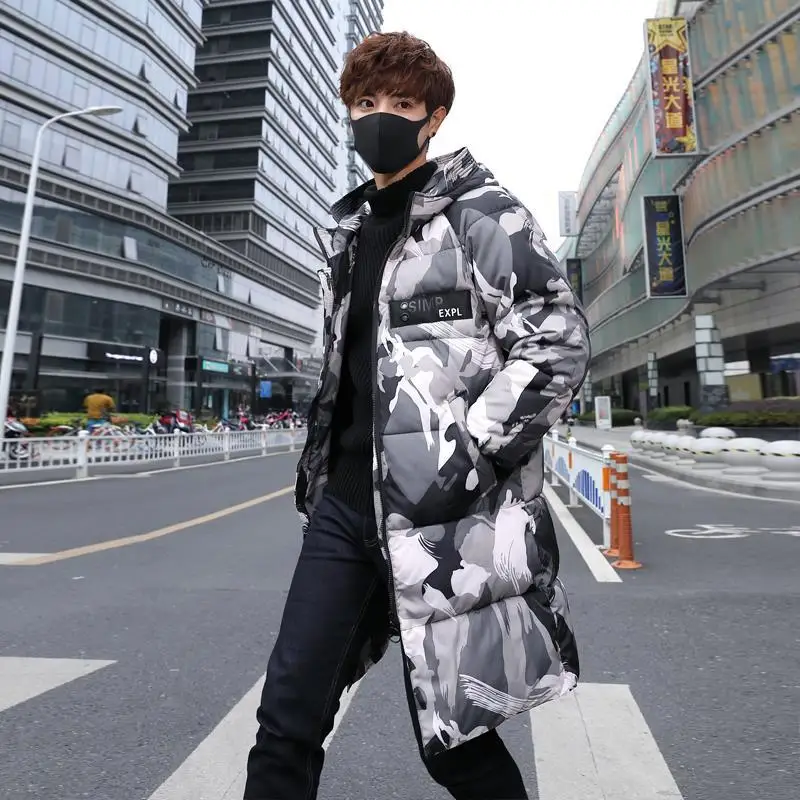 Парка мужские пальто 2019 зимняя куртка мужская утепленная с капюшоном