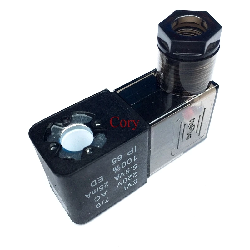 1PC For 4V210-06/08 4V220-06/08 4V230C 2P025-06/08 2V025-06/08 3V1-06 plug type DC 12V/24V AC 110V/220V valve solenoid coil |
