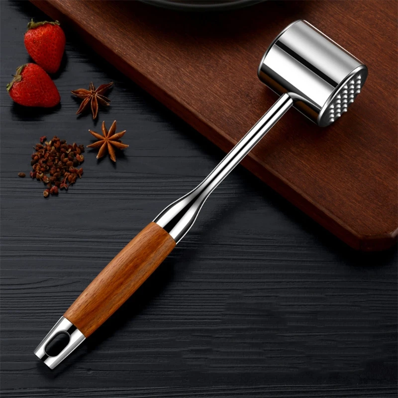 

Steak Hammer Heavy Chicken Chop Beef Pork Lamb Tenderizer Kitchen Stainless Stee 87HA