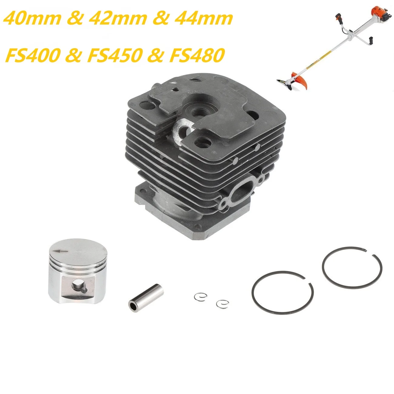 Набор цилиндров и поршней для триммера STIHL FS 400 450 480 SP FS400 FS450 FS480 SP400 FR450 деталь 4128 020