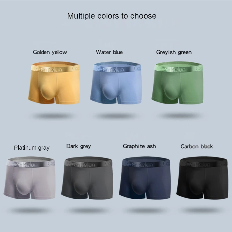 

Men's Underwear Pure Cotton Boxer Antibacterial Breathable Trendy Personality Super Loose Loose Boxer Shorts Head Bottom 4 Pcs