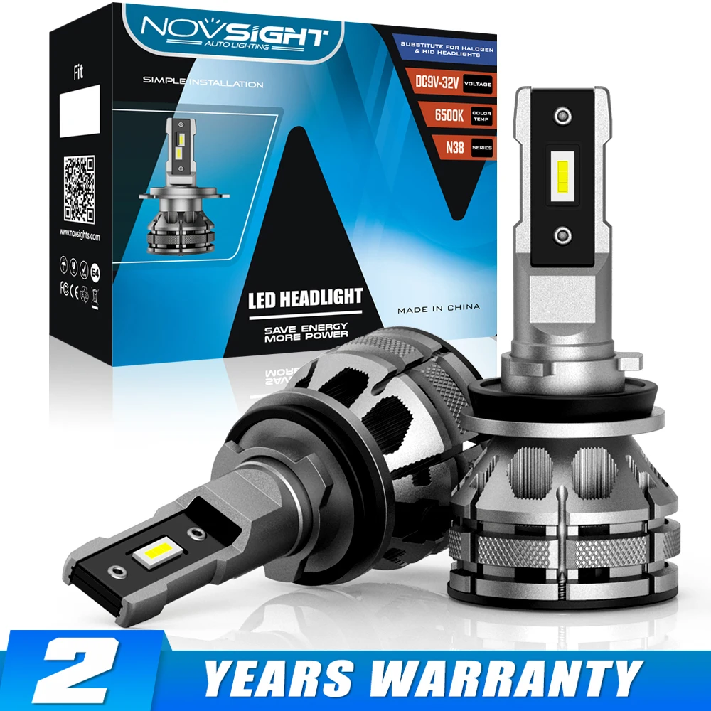 NOVSIGHT Led H11 H4 H7 H1 H3 H13 9003 9005 9006 9007 9012 лампы для автомобильных фар функция