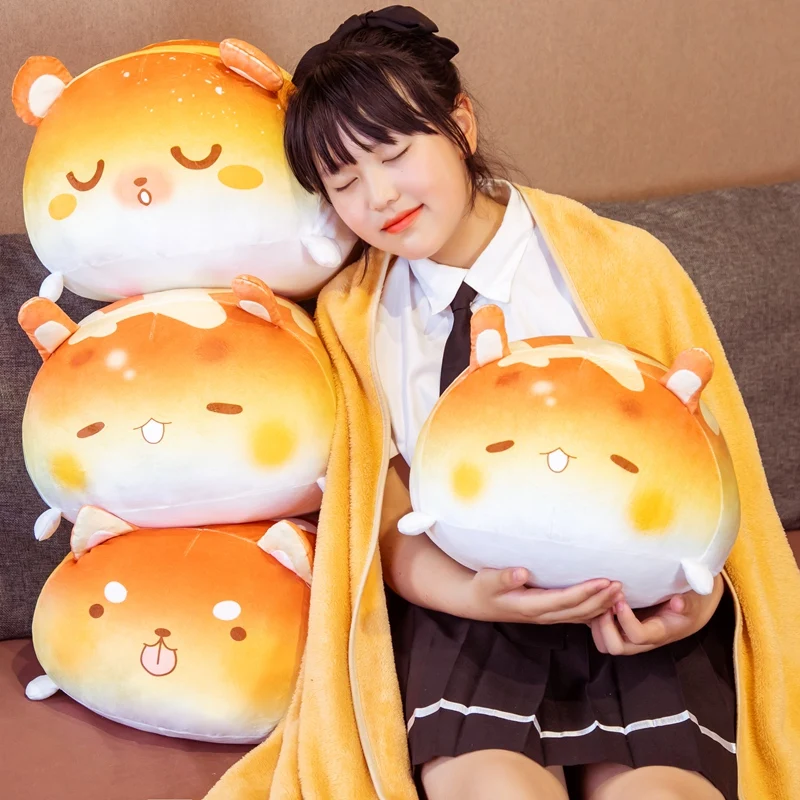 

30 / 40CM Cute Cartoon Anime Bread Cat Stuffed Animal Plush Toy Doll Boy And Girl's Home Sofa Pillow Kids Birthday Gift