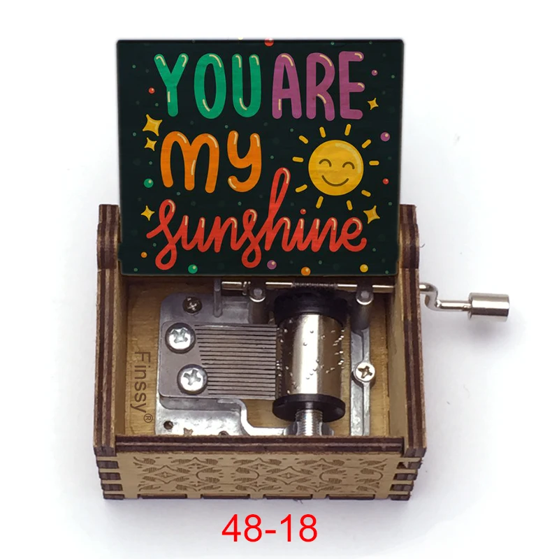 Ручная вдохновляющая музыкальная шкатулка You are My Sunshine Рождественский и