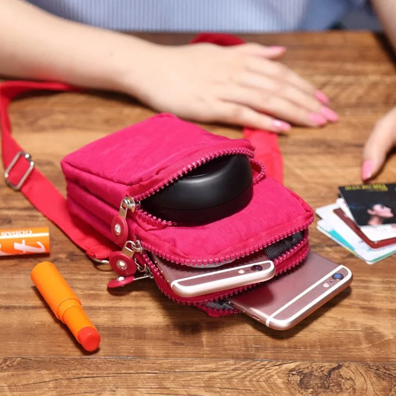 

Multifunction Women Coin Purse Waterproof Sports Armband Bag Phone Wallet Crossbody Bag Handbags Card Holder