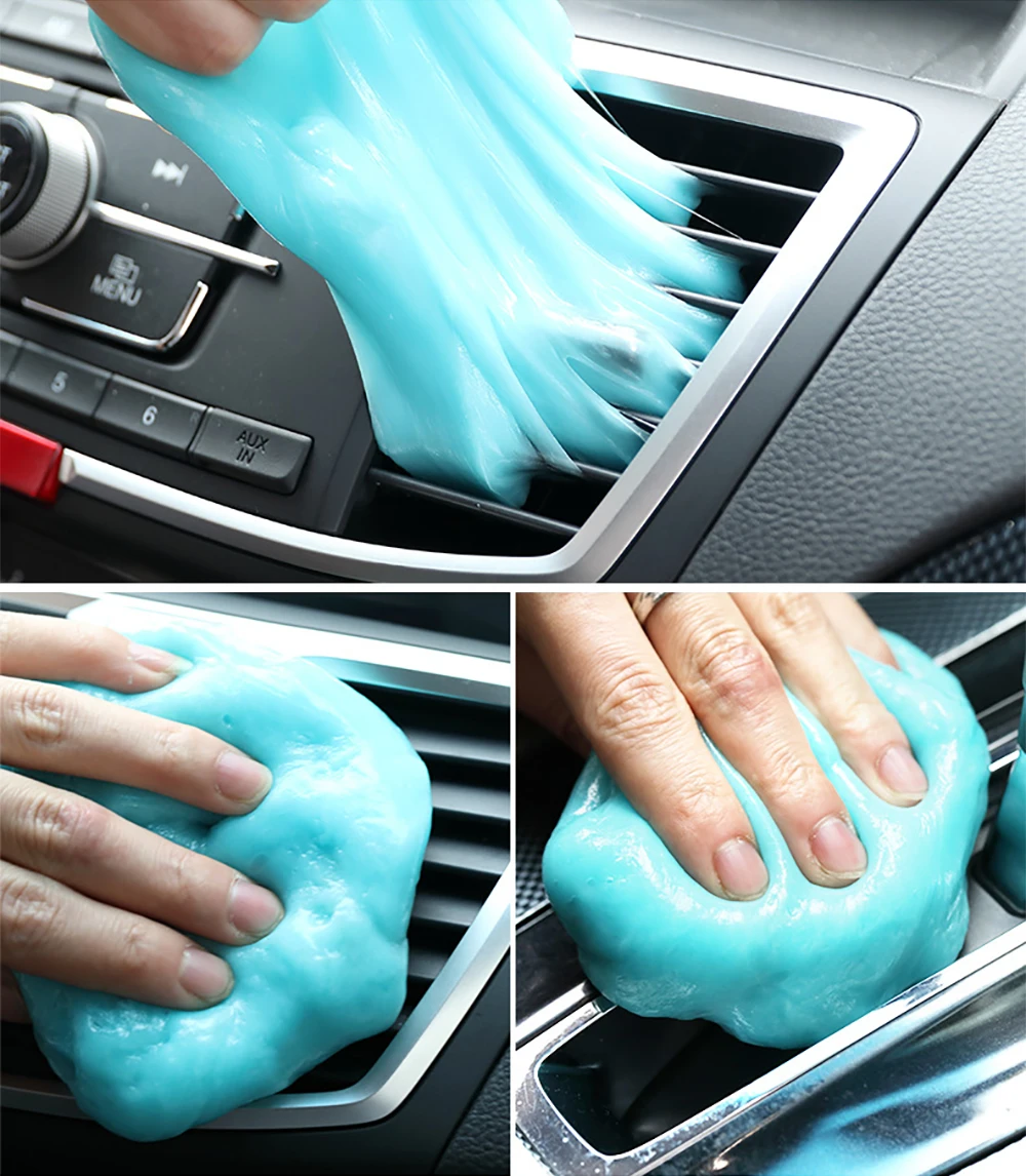

Car Interior Cleaning Gel Slime For Cleaning Machine Auto Vent Magic Dust Remover Glue Car Seat Clean Tool Dust Clean
