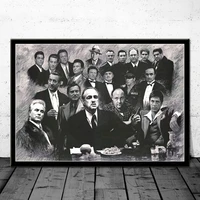 godfather scarface sopranos movie posters and prints canvas painting pictures on the wall vintage decorative home decor affiche
