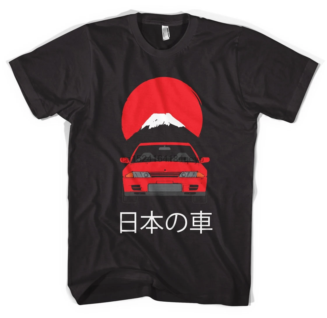 Fuji R32 футболка Gtr Nissan Skyline автомобили Дрифт Гонки импорт Jdm R33 R34|Мужские футболки| |