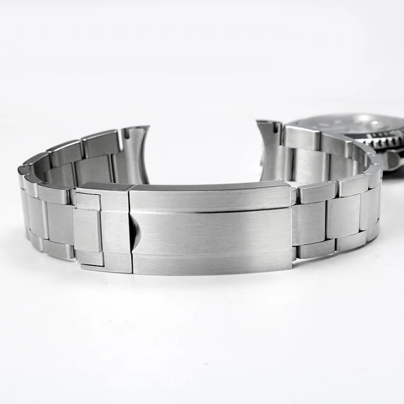 

904L Stainless Steel Top Quality 20mm Watch Band Replace For Role Rolex Hulk Submariner SUB GMT Solid Matte Buckle Strap