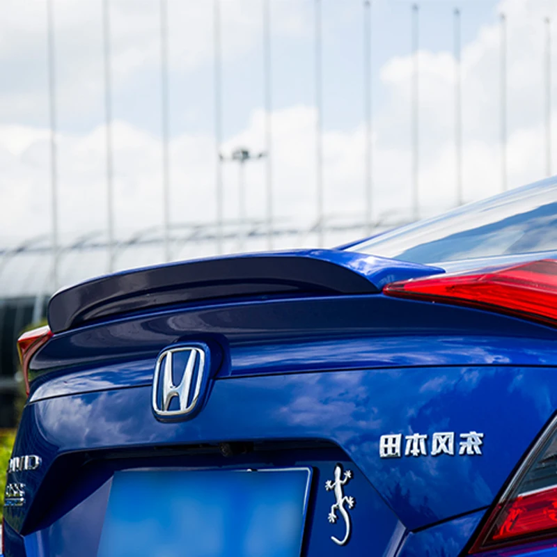 

Спойлер для Honda Civic, высококачественный спойлер из АБС-материала для заднего крыла автомобиля, задний спойлер праймера цвета для Honda Civic 2016-2017