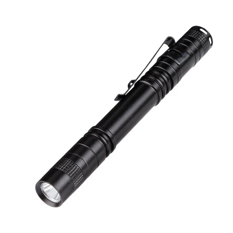 

Mini Pen Style LED Flashlight Torch Power by 2*AAA Battery Medical Surgical Nurse Physician Pocket Penlight Camping Light Lamp