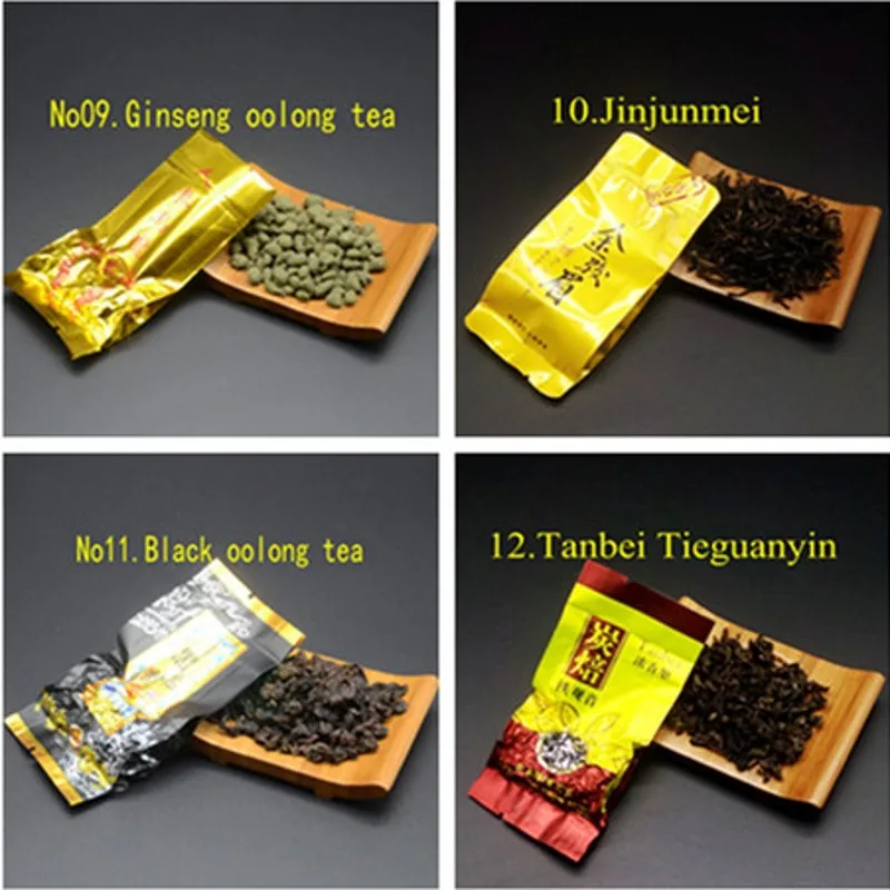 16 разных ароматов китайский чай включает в себя молоко Oolong Pu-erh травяной цветок