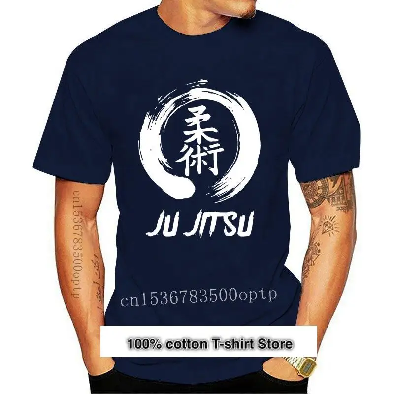 

Camiseta Ju Jitsu de algodón para hombres y mujeres, camisa básica negra de talla grande 3xl, 4xl, 5xl, Pop, nueva moda