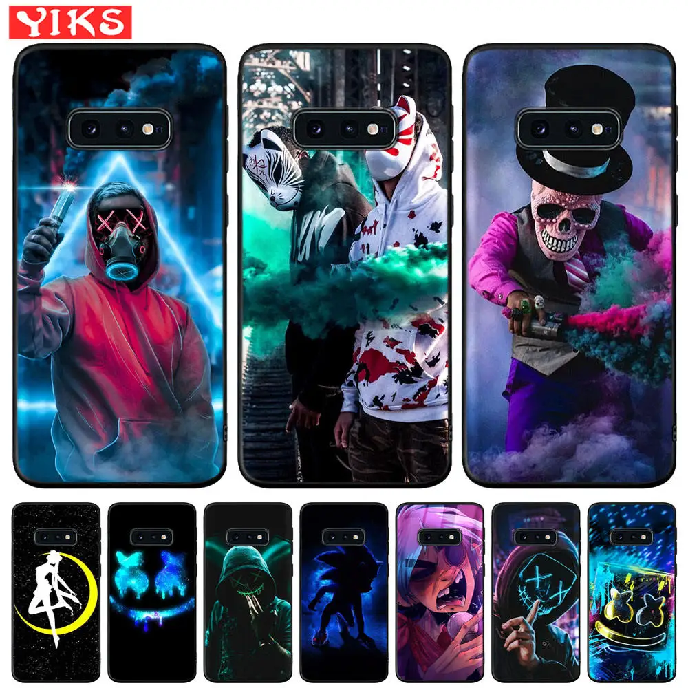 Чехол с черепом для Samsung Note 10 Plus 8 9 S7 Edge уличный брендовый чехол телефона мальчиков