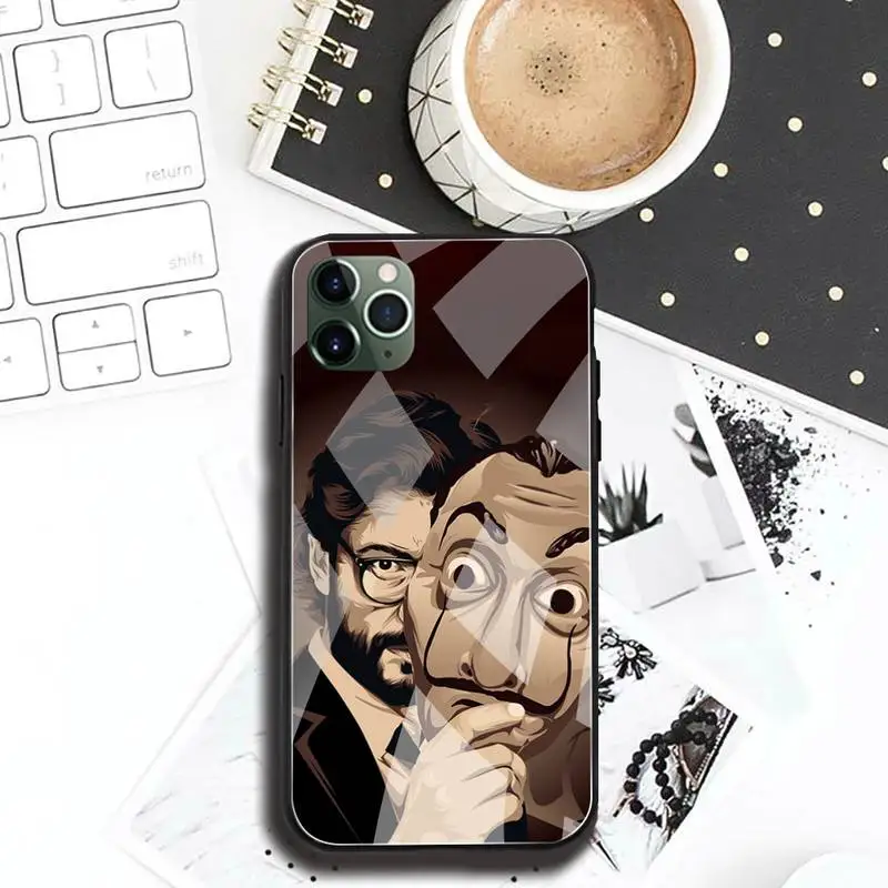 spain tv money heist house paper phone case tempered glass for iphone 12 pro max mini 11 pro xr xs max 8 x 7 6s 6 plus se 2020 free global shipping