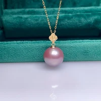 shilovem 18k yellow gold natural pearls pendants fine jewelry women trendy no necklace party new gift plant mymz11 126652zz