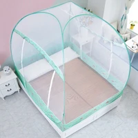 2020 band automatic mosquito net fully automatic mosquito proof cloth foldable fast and installation free yurt mosquito net