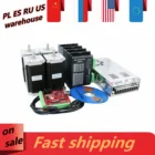 4-осевой 3-нм шаговый двигатель включает 4 двигателя 425oz-in, 4 TB6600DM542, 1 блок питания, 1 контроллер mach3
