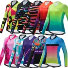 Осень Pro с длинным рукавом велосипедная майка Женская Ретро велосипедная рубашка с длинным рукавом командная одежда для велоспорта длинная велосипедная майка розовая