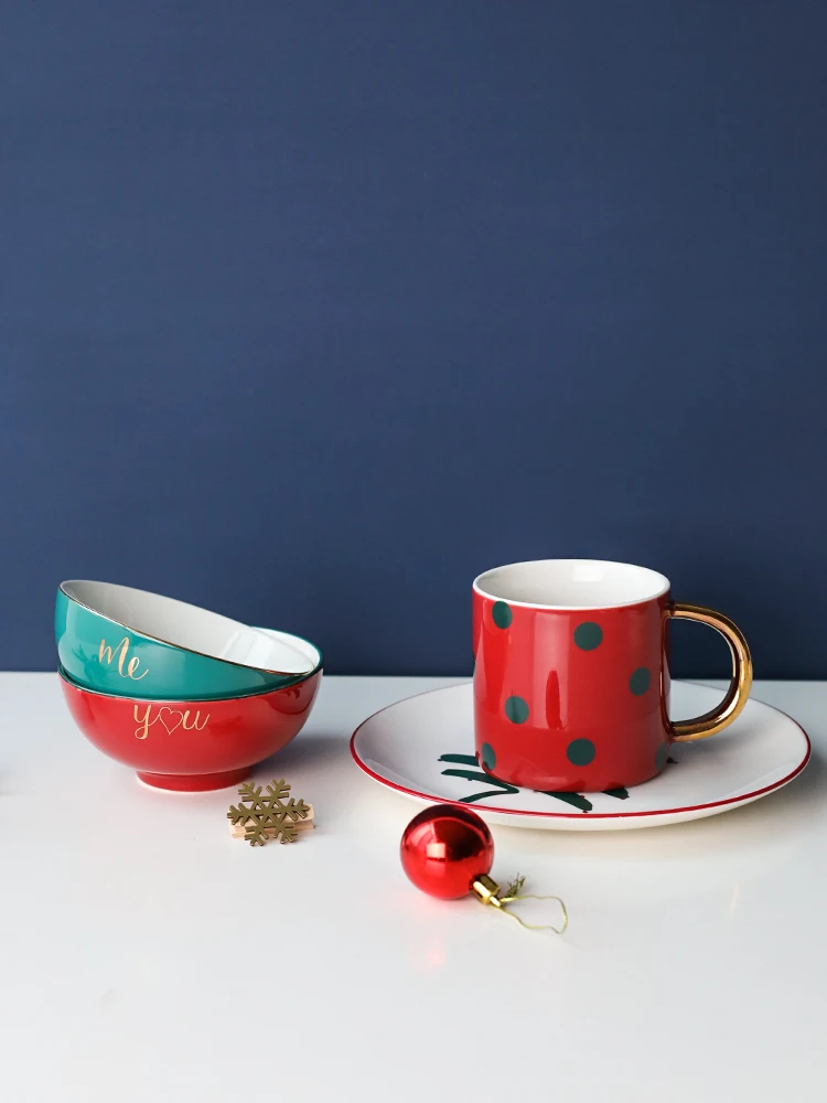 Креативная керамическая посуда в рождественском стиле из Пномпеня блюда