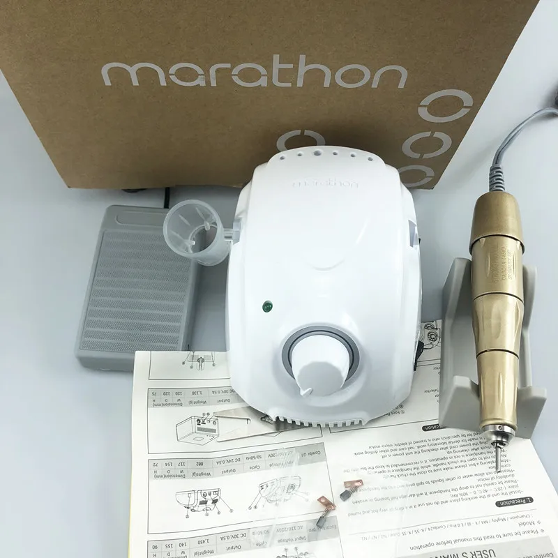 Марафон-Чемпион 3 PRO 105L с ручкой 45000 об/мин электрическая дрель для ногтей мощный 210