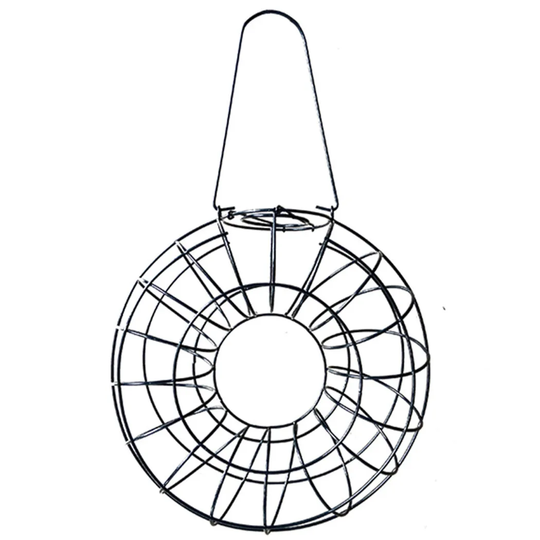 

Bird Feeder Round Automatic Hanging Wild Bird Feeder Seed Fat Ball Garden Feeding Station For Seed, Nuts, Fat Balls
