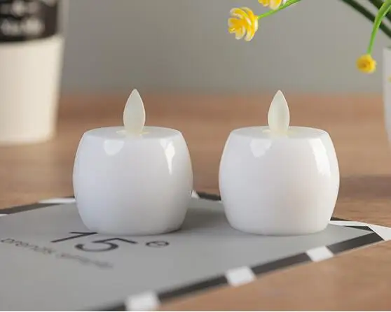 

New Electronic Candle Christmas Emulated Paraffin Shell Creative Craft