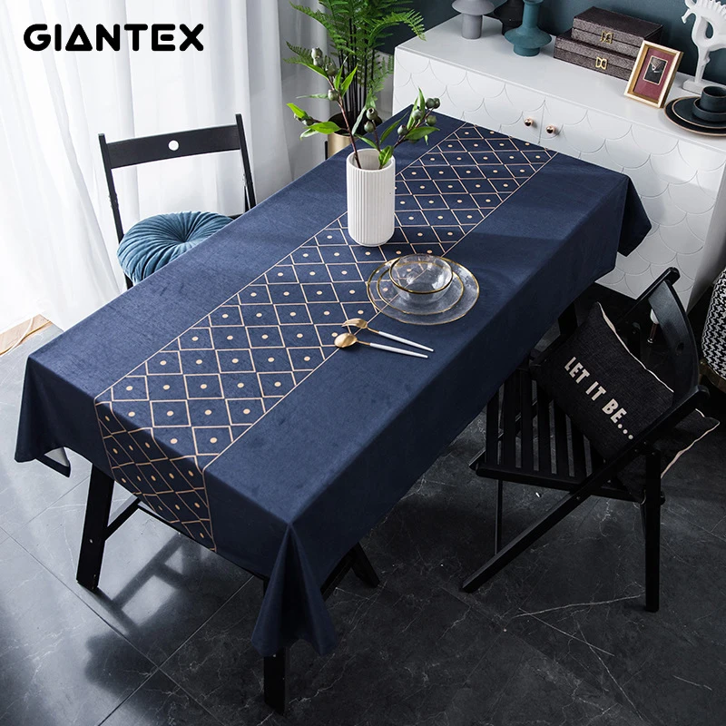 GIANTEX декоративная Скатерть Прямоугольные скатерти покрытие обеденного стола
