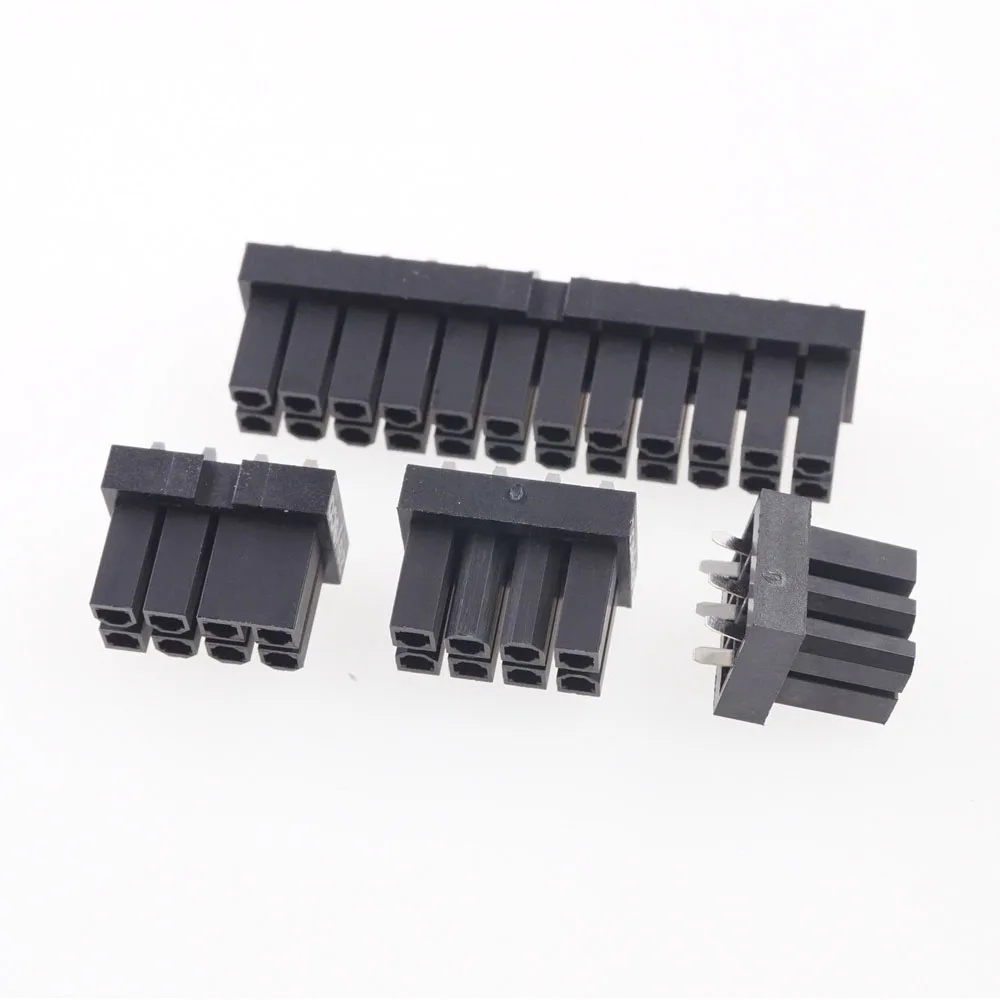Гнездовой разъем для компьютера 4 2 мм 6 8 24 контакта piec PCI-E GPU CPU EPS ATX PSC PCB Soder