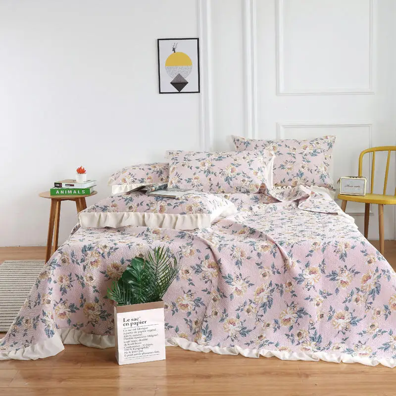 Многофункциональное постельное покрывало с маленьким цветком 3 предмета 2021*245 см