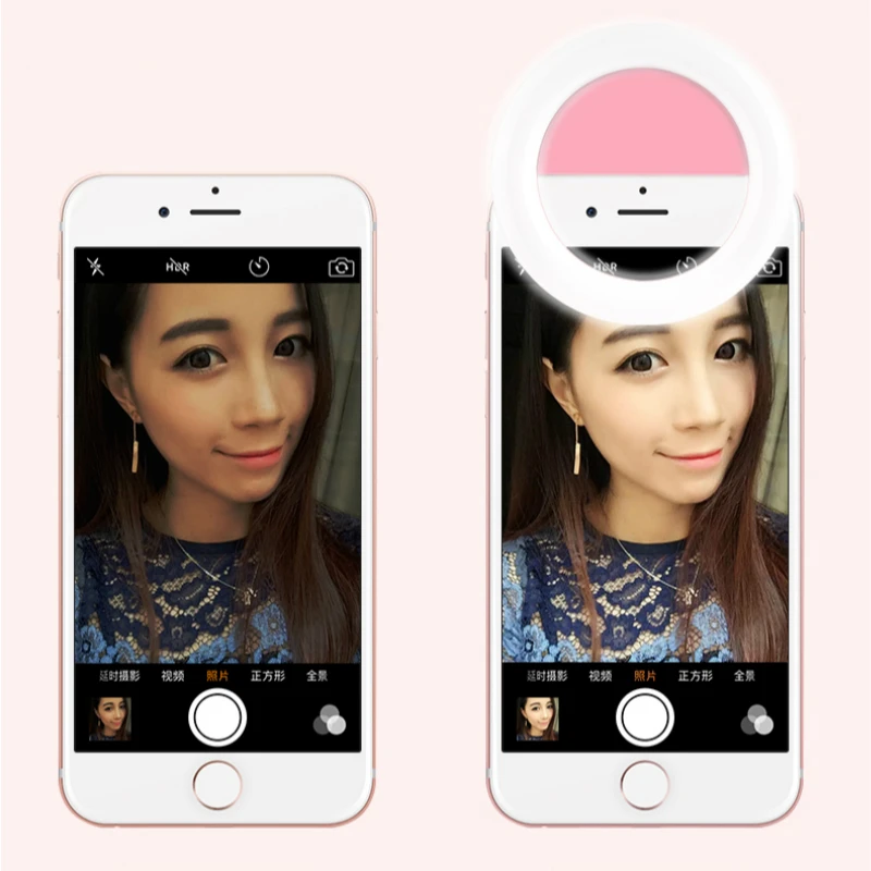 Универсальная светодиодная вспышка для селфи портативный мобильный телефон 16/36