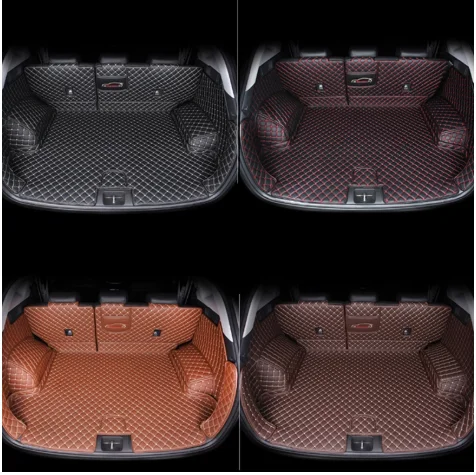 Кожаный коврик для багажника автомобиля hyundai tucson 2016 2017 2018 2019 2020 внедорожник
