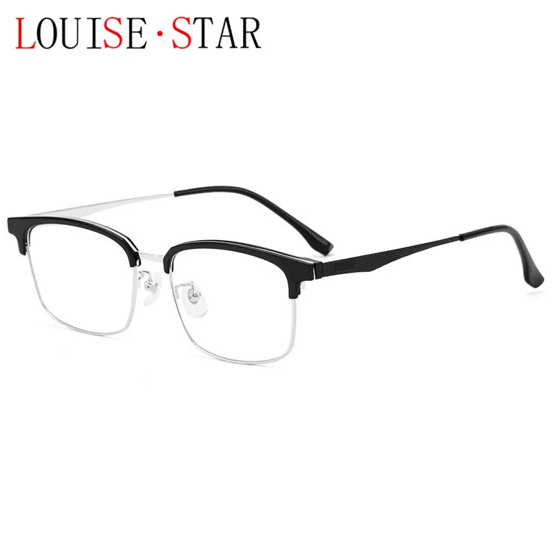 

High-Quality Business Full-frame Optical Glasses Merchant Direct Sales Men Support Prescription Glasses Myopia Ultra-Light