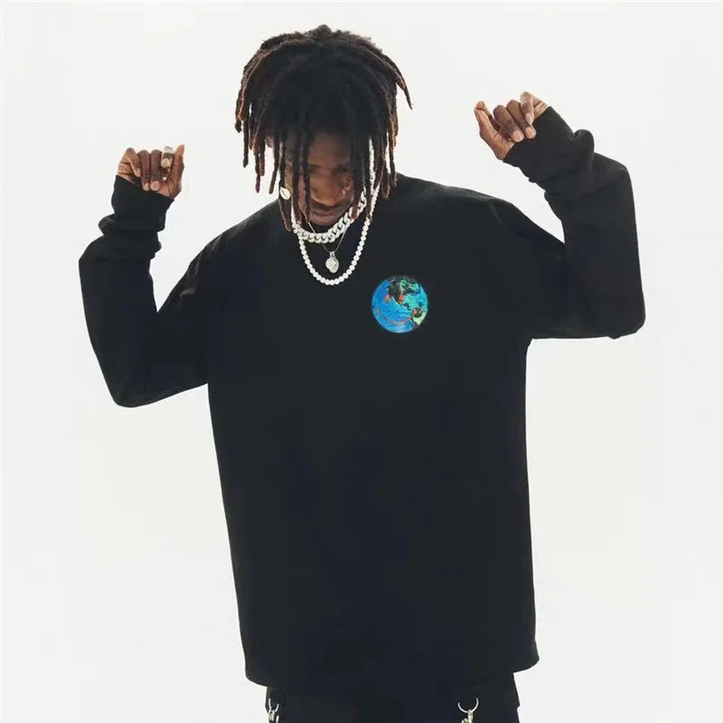 Футболка с длинным рукавом для мужчин и женщин 1:1|Мужские футболки| |