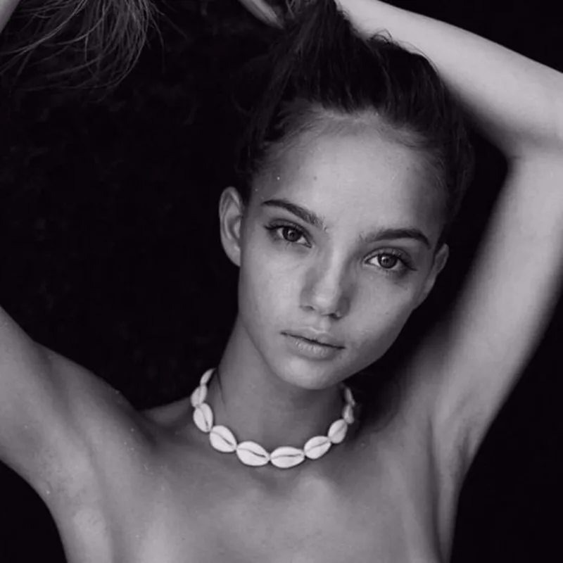 Лидер продаж Морская ракушка Пляжная богемная Бархатная подвеска цепочка-чокер