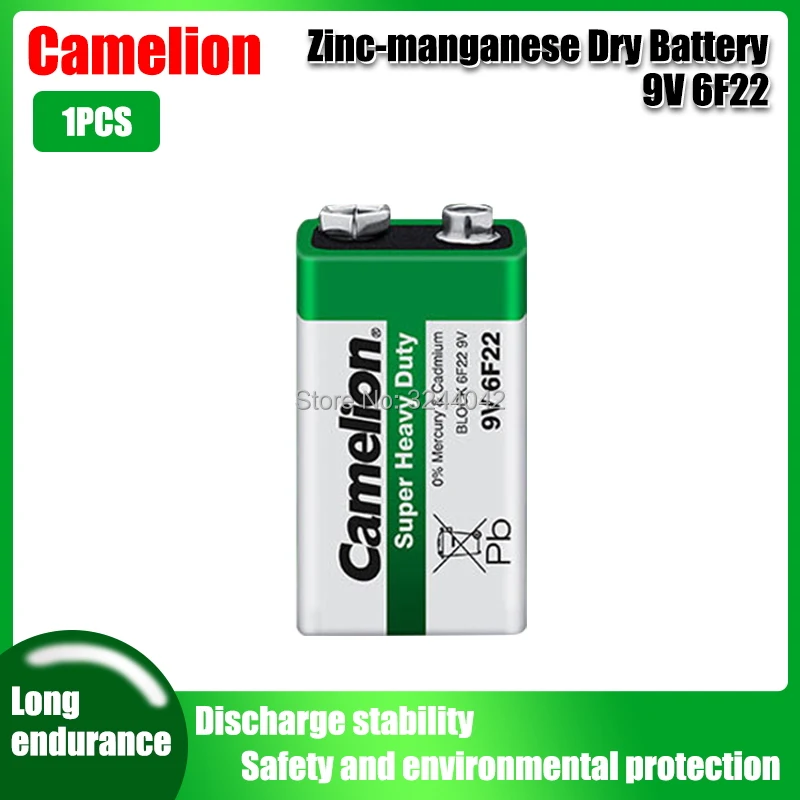 1 шт. Camelion 9V 6F22 PPP3 6LR61 акумуляторная батарея литий Батарея сверхповышенной