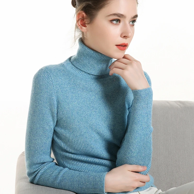 High lapel knitted cashmere sweater women 2019 autumn and winter women's long-sleeved Slim draw fashion sexy casual pullover | Женская