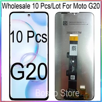 wholesale 10 pcslot for moto g20 lcd screen display with touch digitizer assembly 6 5 xt2128 1 xt2128 2